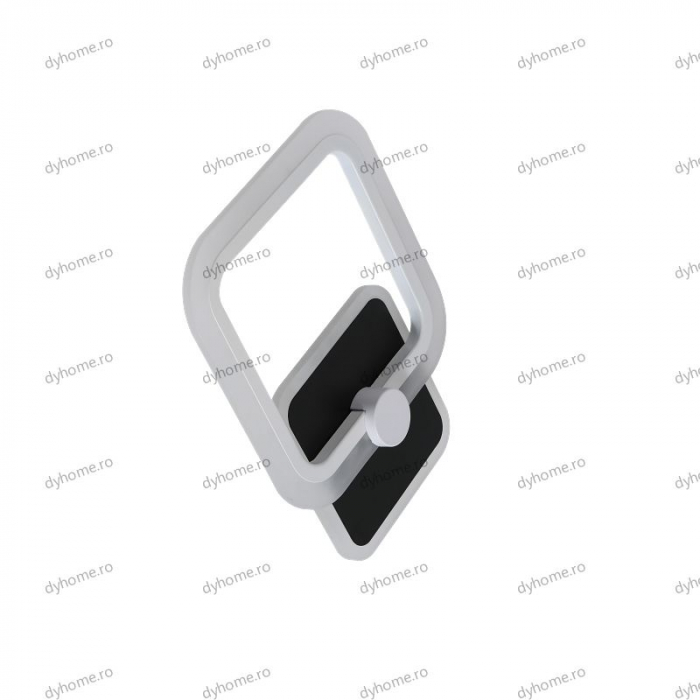 Aplica de perete partrat design, 3 tipuri de lumina, 24W [2]