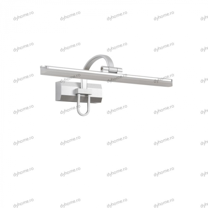 Aplica LED argint pentru baie 45 cm, 3 tipuri de lumina, 30W [2]