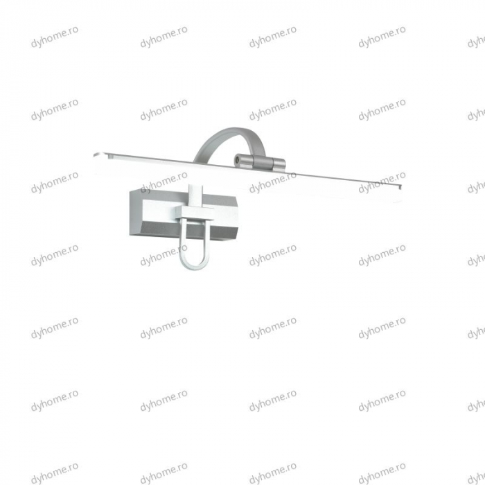 Aplica LED argint pentru baie 45 cm, 3 tipuri de lumina, 30W [5]