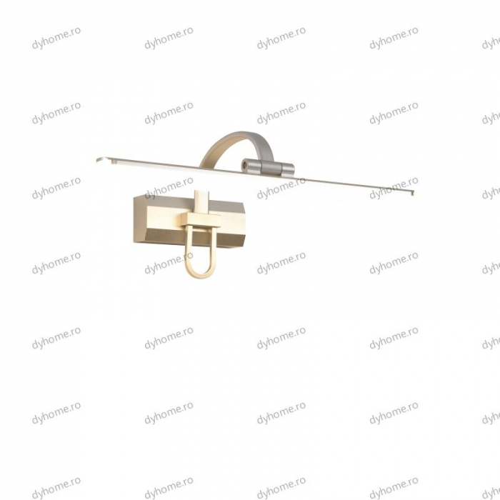 Aplica LED argint pentru baie 45 cm, 3 tipuri de lumina, 30W [3]