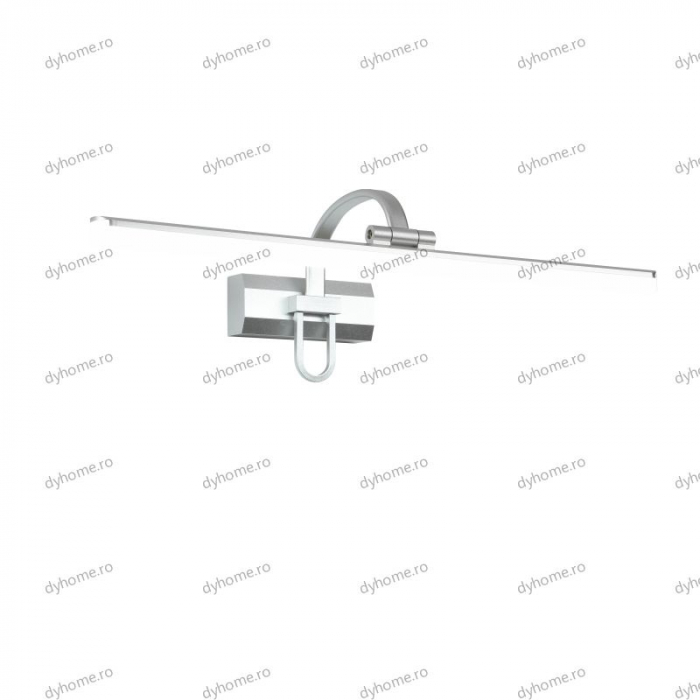 Aplica LED argint pentru baie 58 cm, 3 tipuri de lumina, 36W [5]