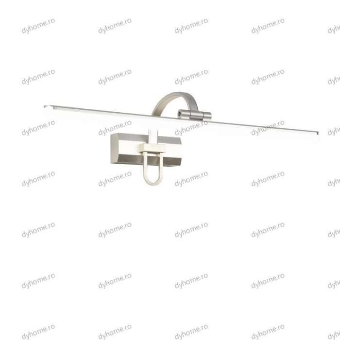 Aplica LED argint pentru baie 58 cm, 3 tipuri de lumina, 36W [4]