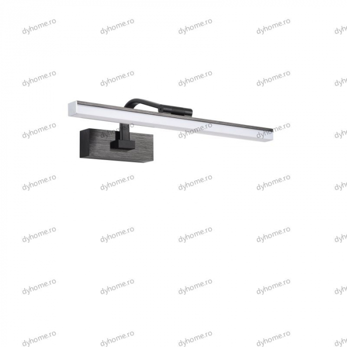 Aplica LED negru pentru baie 45 cm, 3 tipuri de lumina, 30W [2]