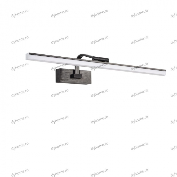 Aplica LED negru pentru baie 58 cm, 3 tipuri de lumina, 36W [2]