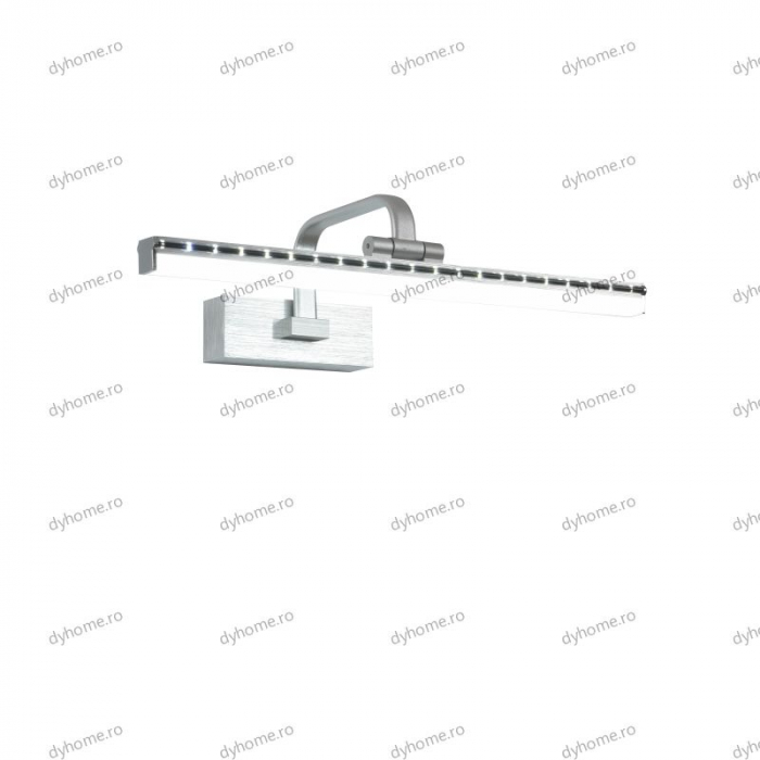 Aplica LED pentru baie argint 45 cm, 3 tipuri de lumina, 30W [5]
