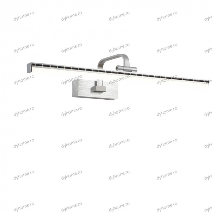 Aplica LED pentru baie argint 58 cm, 3 tipuri de lumina, 36W [4]