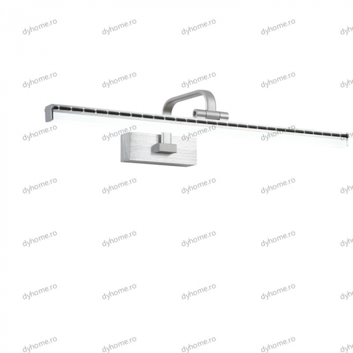 Aplica LED pentru baie argint 58 cm, 3 tipuri de lumina, 36W [5]