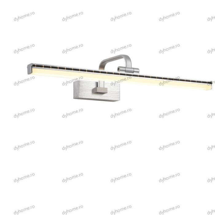 Aplica LED pentru baie argint 58 cm, 3 tipuri de lumina, 36W [3]