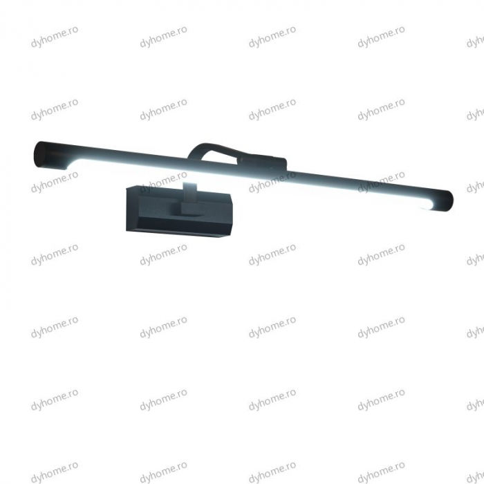 Aplica LED pentru baie negru 58 cm, 3 tipuri de lumina, 36W [5]