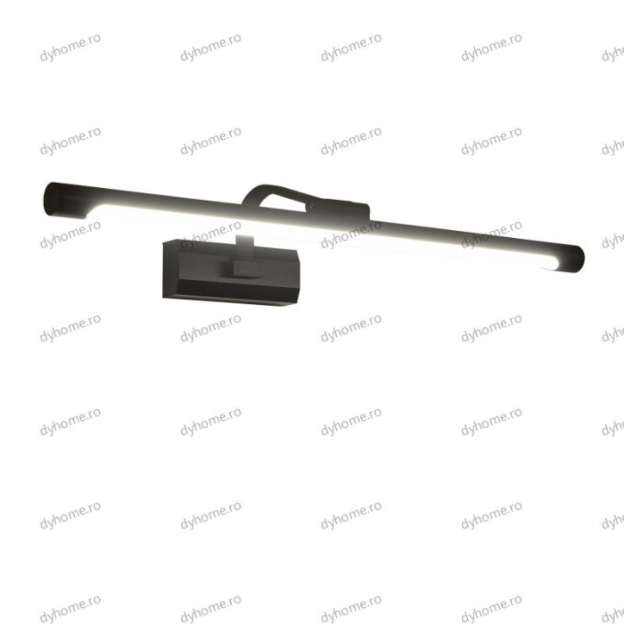 Aplica LED pentru baie negru 58 cm, 3 tipuri de lumina, 36W [4]