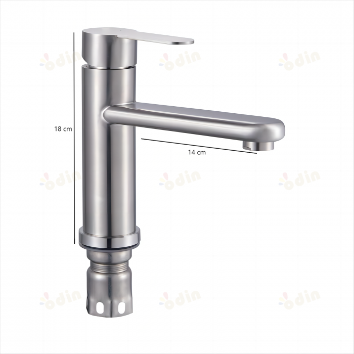 Baterie lavoar pipa fixa, Monocomanda [4]