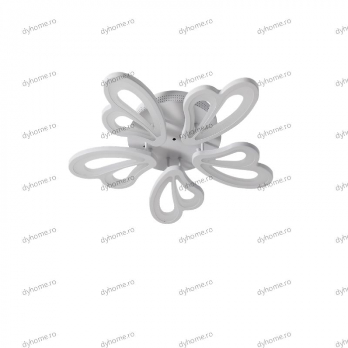 Lustra LED butterfly design alb cu telecomanda, dimabila, 130W [2]