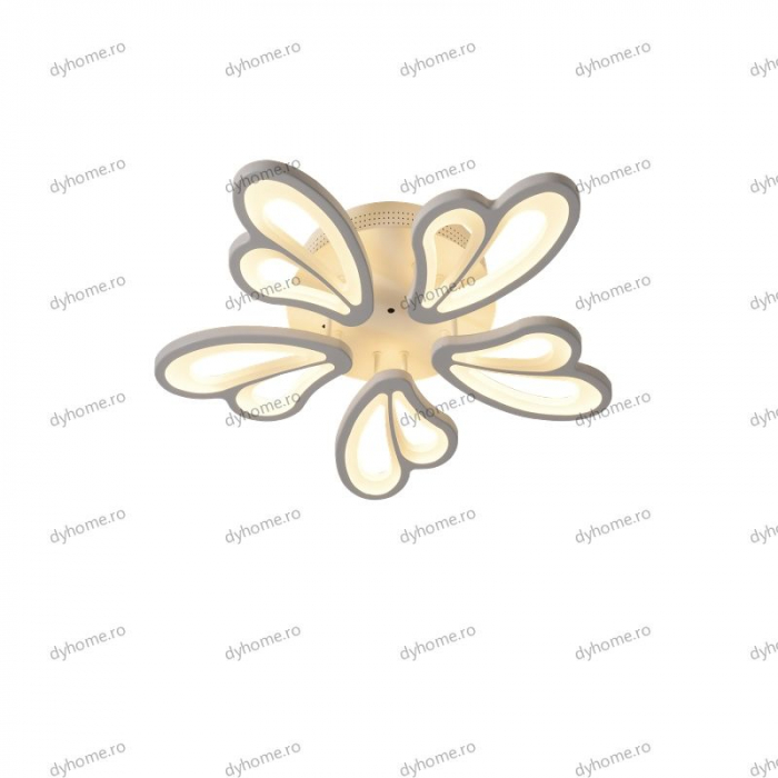 Lustra LED butterfly design alb cu telecomanda, dimabila, 130W [3]