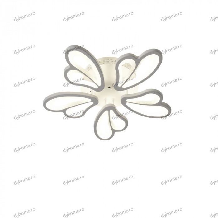 Lustra LED butterfly design alb cu telecomanda, dimabila, 130W [4]