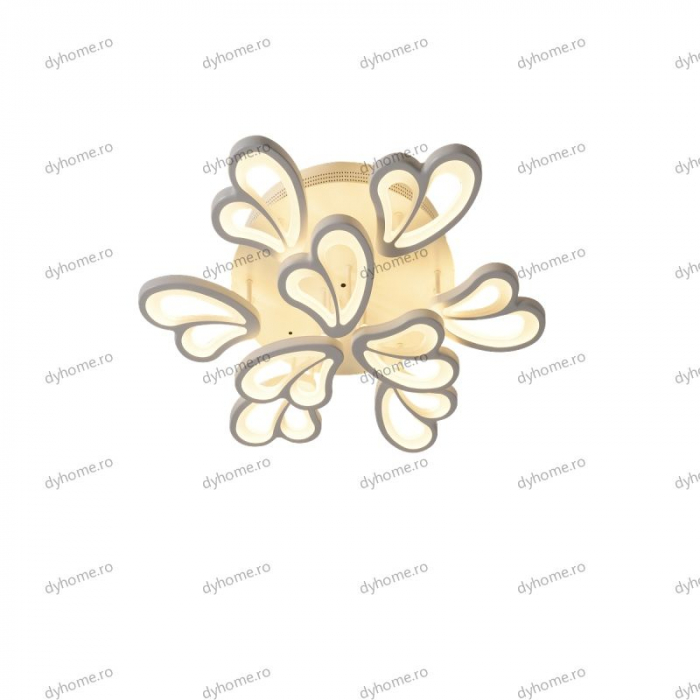 Lustra LED butterfly design alb cu telecomanda, dimabila, 234W [3]