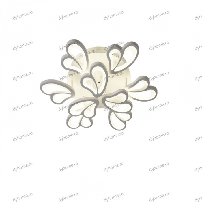 Lustra LED butterfly design alb cu telecomanda, dimabila, 234W [4]