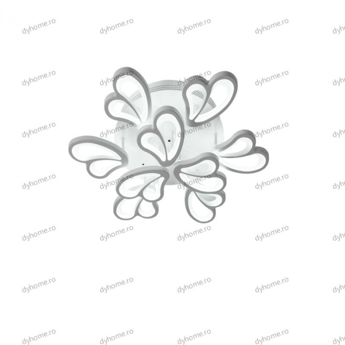 Lustra LED butterfly design alb cu telecomanda, dimabila, 234W [5]