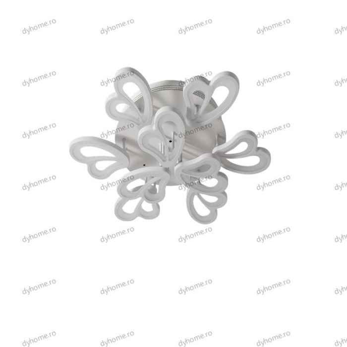 Lustra LED butterfly design alb cu telecomanda, dimabila, 234W [2]