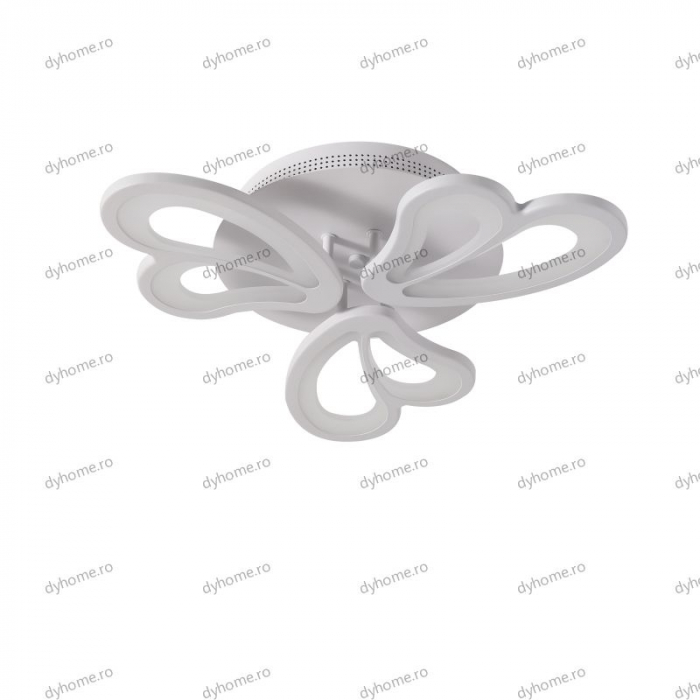 Lustra LED butterfly design alb cu telecomanda, intensitate reglabila,72W [2]