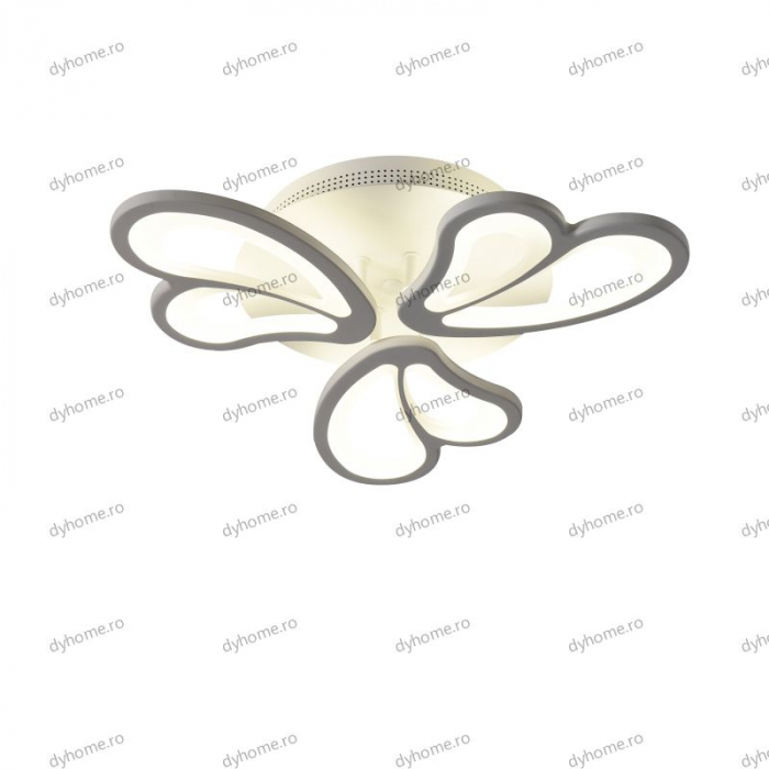 Lustra LED butterfly design alb cu telecomanda, intensitate reglabila,72W [4]