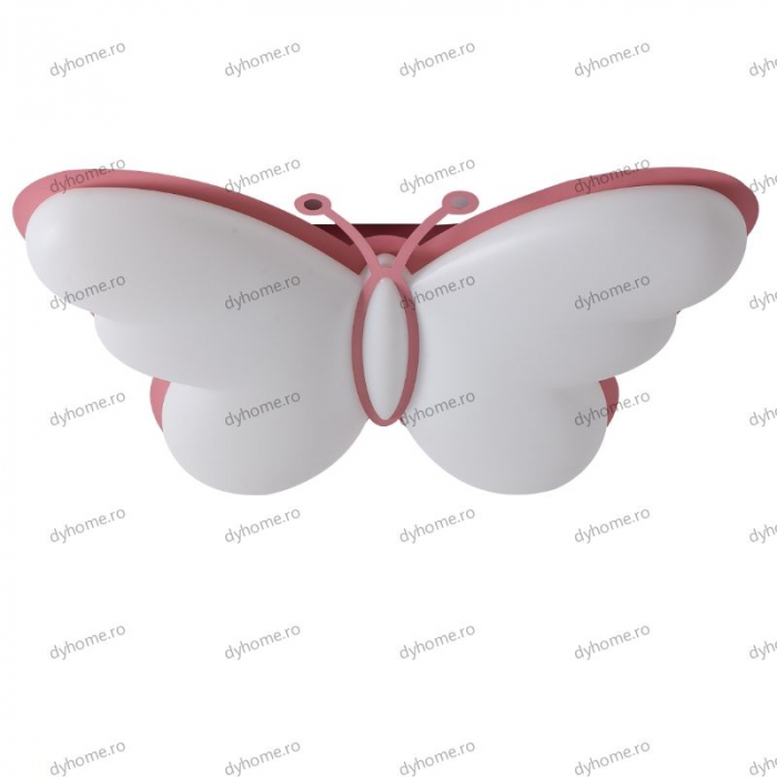 Lustra LED butterfly, telecomanda, dimabila, 120W [2]