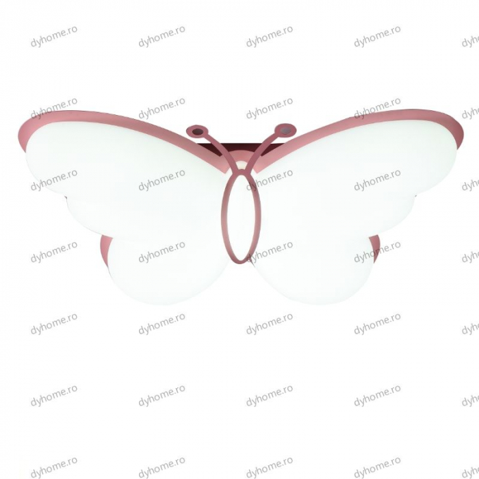 Lustra LED butterfly, telecomanda, dimabila, 120W [5]