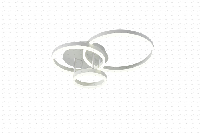 Lustra LED circular design alb cu telecomanda, dimabila, 112W [4]