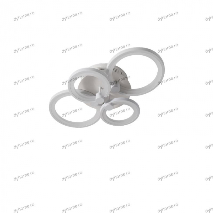 Lustra LED circular design alb cu telecomanda, dimabila, 112W [2]