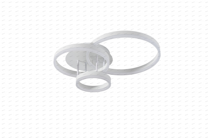 Lustra LED circular design alb cu telecomanda, dimabila, 112W [2]