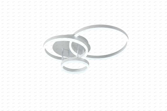 Lustra LED circular design alb cu telecomanda, dimabila, 112W [5]