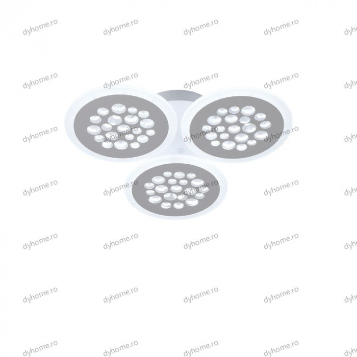 Lustra LED circular design alb cu telecomanda, dimabila, 54W [5]