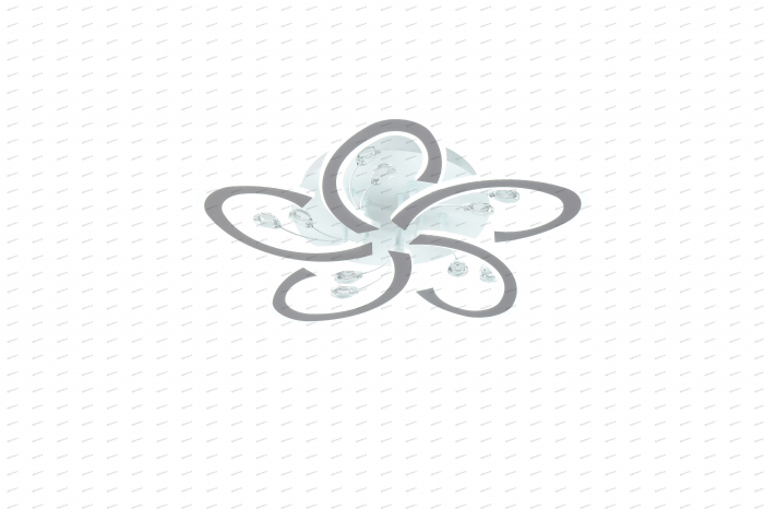 Lustra LED floare design alb cu telecomanda, dimabila,180W [5]
