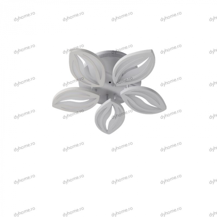 Lustra LED frunze design alb cu telecomanda, dimabila, 120W [2]