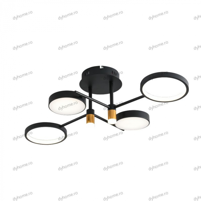 Lustra LED loft design cu telecomanda, dimabila, 100W [5]