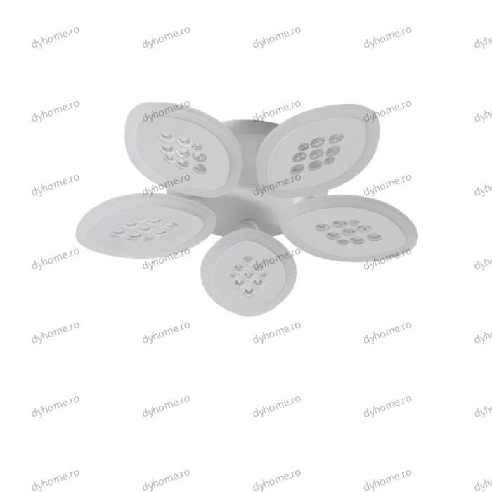 Lustra LED olive design alb cu telecomanda, dimabila, 70W [2]