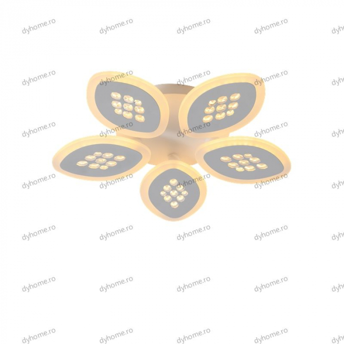 Lustra LED olive design alb cu telecomanda, dimabila, 70W [3]