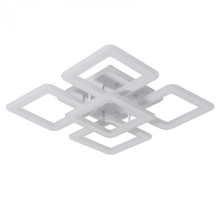 Lustra LED pătrat design alb cu telecomanda, dimabila, 360W [5]