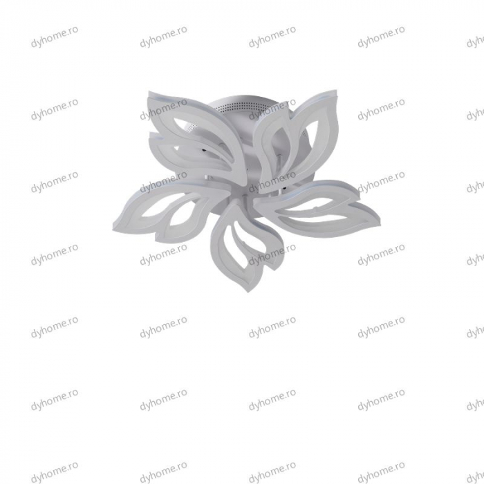 Lustra LED petale design alb cu telecomanda, dimabila, 110W [2]