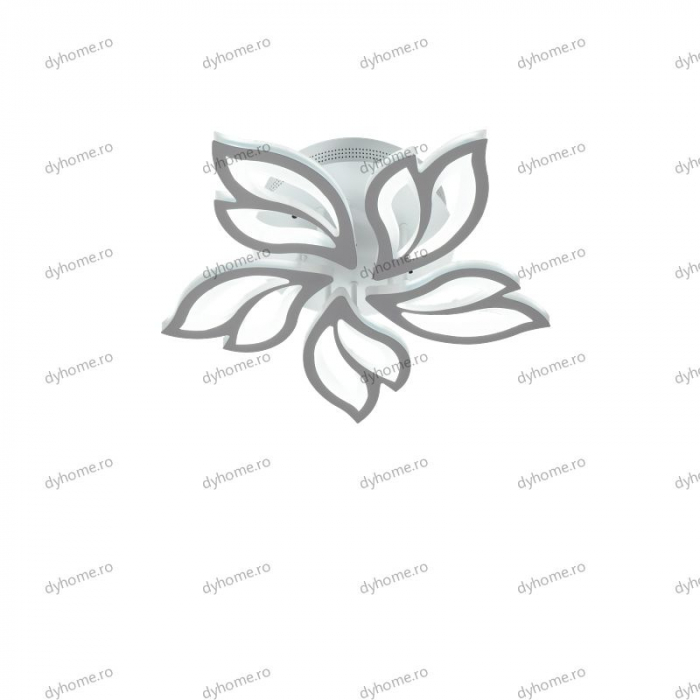 Lustra LED petale design alb cu telecomanda, dimabila, 110W [5]