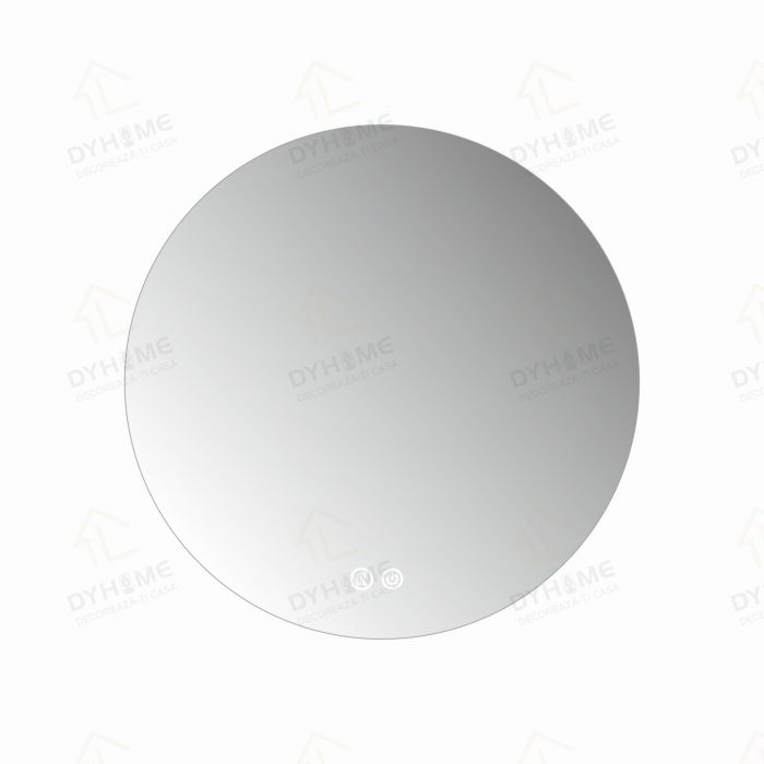 Oglinda LED DY006, Rotunda 60cm, Intrerupator Touch Si Dezaburire, 3 Tipuri De Lumina Si Dimabila [5]