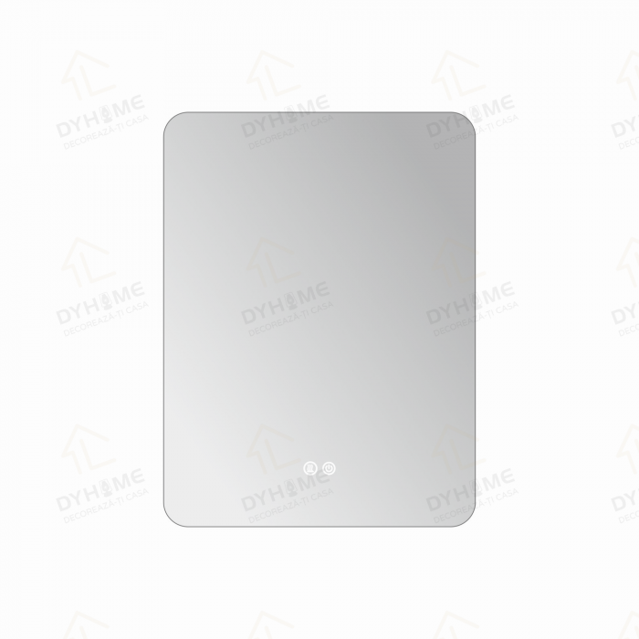 Oglinda LED DY031, 60x80, Intrerupator Touch Si Dezaburire, 3 Tipuri De Lumina Si Dimabila [5]