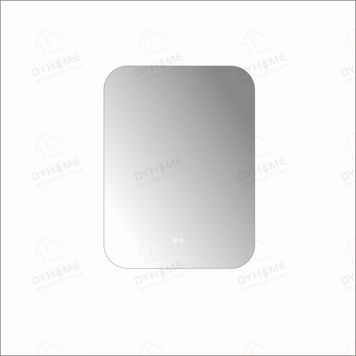 Oglinda LED DY038, 50x70, Intrerupator Touch Si Dezaburire, 3 tipuri de lumina Si Dimabila, Rama din Acril [6]