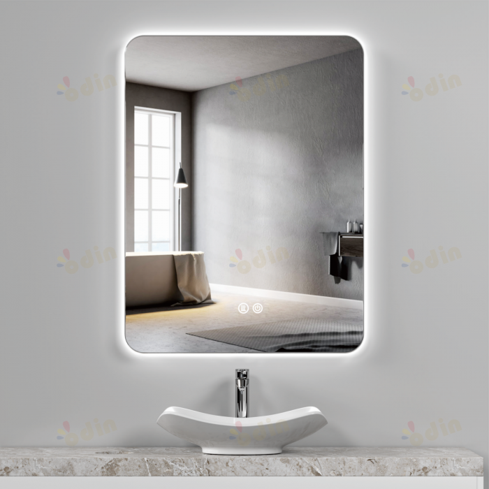 Oglinda LED DY057-101, 60x90, Intrerupator Touch Si Dezaburire, 3 Tipuri De Lumina Si Dimabila [3]