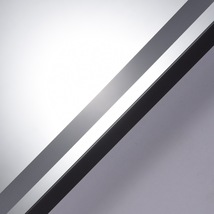 Oglinda LED DY061-100N, 60x90, Intrerupator Touch Si Dezaburire, 3 Tipuri De Lumina Si Dimabila, Rama Negru [6]