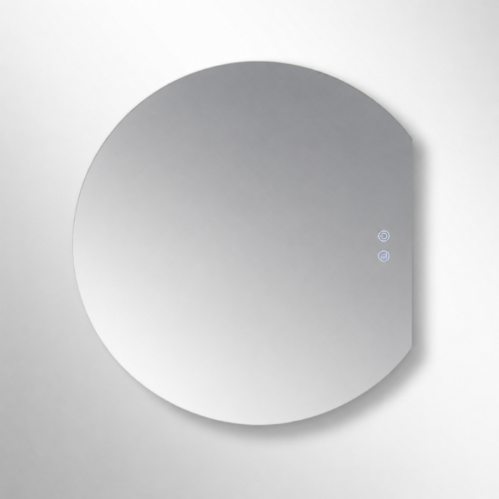 Oglinda LED DY22028-100, Semicerc 60x50, Intrerupator Touch Si Dezaburire, 3 Tipuri De Lumina Si Dimabila [2]