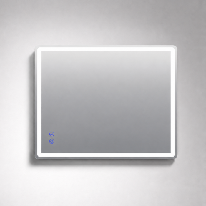Oglindă LED ODIN dreptunghiulară 100 × 80 cm fără ramă, cu dezaburire – OD22011-2 [2]