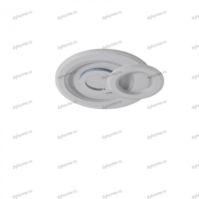 Plafoniera LED circular design alb, 3 tipuri de lumina, 108W [2]