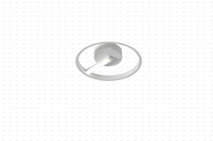 Plafoniera LED circular design alb, 3 tipuri de lumina, 32W [4]