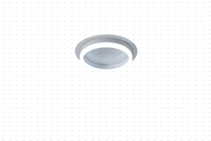 Plafoniera LED circular design alb, 3 tipuri de lumina, 50W [5]