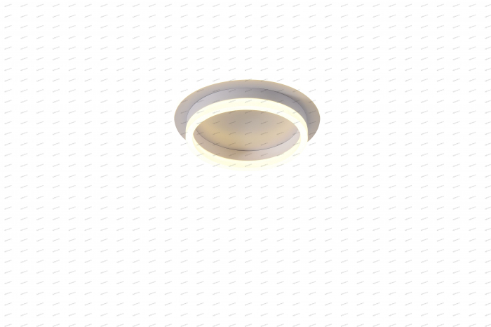 Plafoniera LED circular design alb, 3 tipuri de lumina, 50W [3]